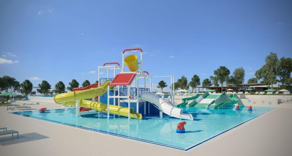 Camping Adria Mobile Home Park Umago Esterno foto